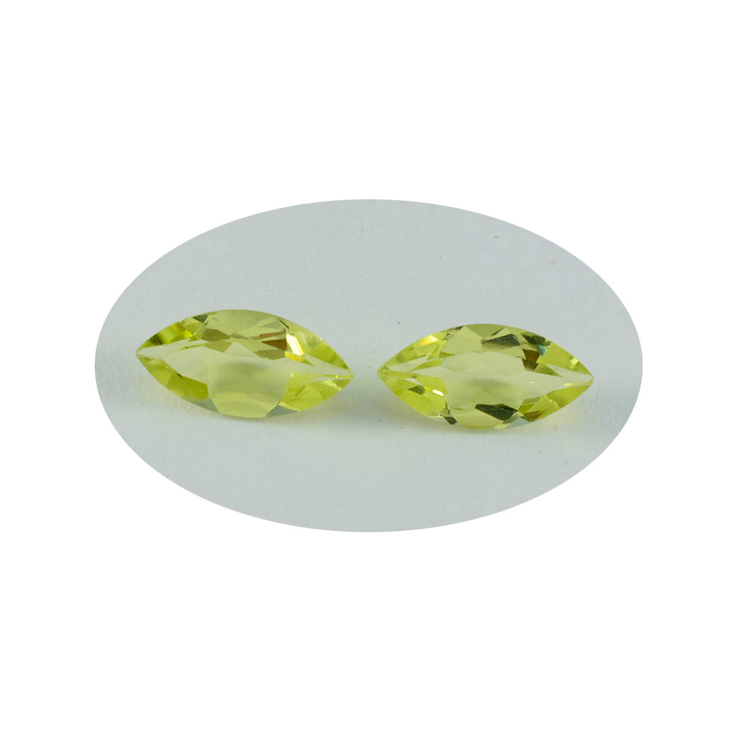 Lemon Quartz 1PC Large 10x12 MM Oval Faceted Yellow Sparkling Semi Precious Loose Gemstone