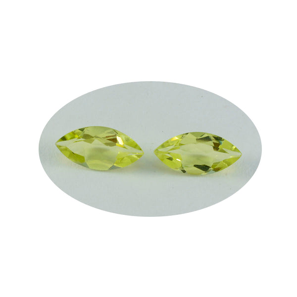 Lemon Quartz 1PC Large 10x12 MM Oval Faceted Yellow Sparkling Semi Precious Loose Gemstone