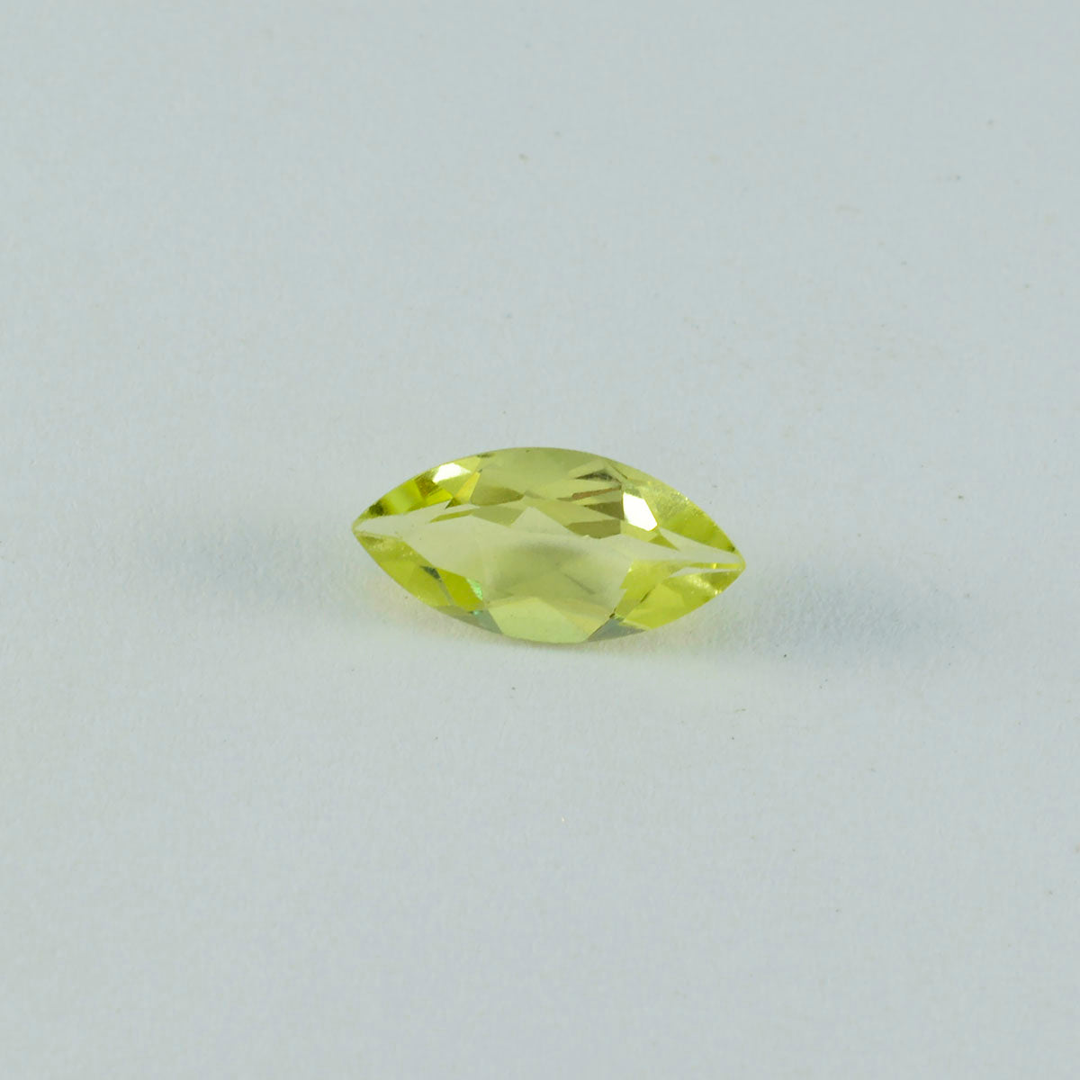 Lemon Quartz 1PC Chunky 10x20 MM Marquise Faceted Yellow Fiery Semi Precious Loose Gemstone