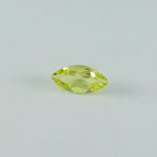Lemon Quartz 1PC Chunky 10x20 MM Marquise Faceted Yellow Fiery Semi Precious Loose Gemstone