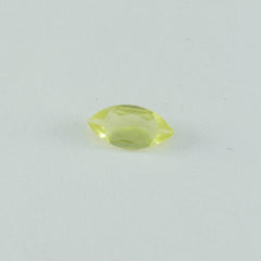 Lemon Quartz 1PC Large 8x16 MM Marquise Faceted Yellow Pure Semi Precious Loose Gems