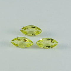 Lemon Quartz 1PC Large 10x12 MM Oval Faceted Yellow Sparkling Semi Precious Loose Gemstone