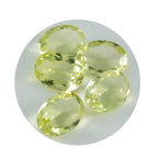 Lemon Quartz 1PC Chunky 12x16 MM Oval Faceted Yellow Splendid Semi Precious Gems