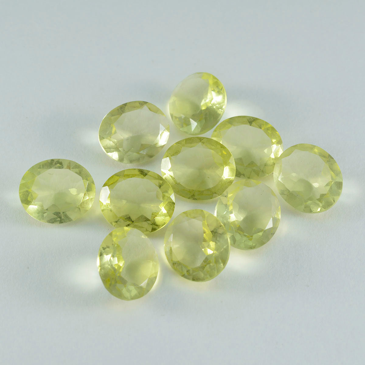 Lemon Quartz 1PC Chunky 12x16 MM Oval Faceted Yellow Splendid Semi Precious Gems