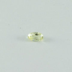 Lemon Quartz 10PC Tiny 3x5 MM Oval Faceted Yellow Lustrous Semi Precious Gems