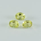 Lemon Quartz 1PC Large 9x11 MM Oval Faceted Yellow Fiery Semi Precious Gems