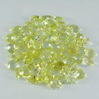 Lemon Quartz 10PC Tiny 4x6 MM Pear Faceted Yellow Polished Semi Precious Loose Gemstones
