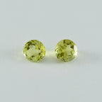 Lemon Quartz 1PC Chunky 13x13 MM Round Faceted Yellow Natural Semi Precious Loose Gemstone