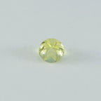 Lemon Quartz 1PC Chunky 14x14 MM Round Faceted Yellow Genuine Semi Precious Loose Gemstones