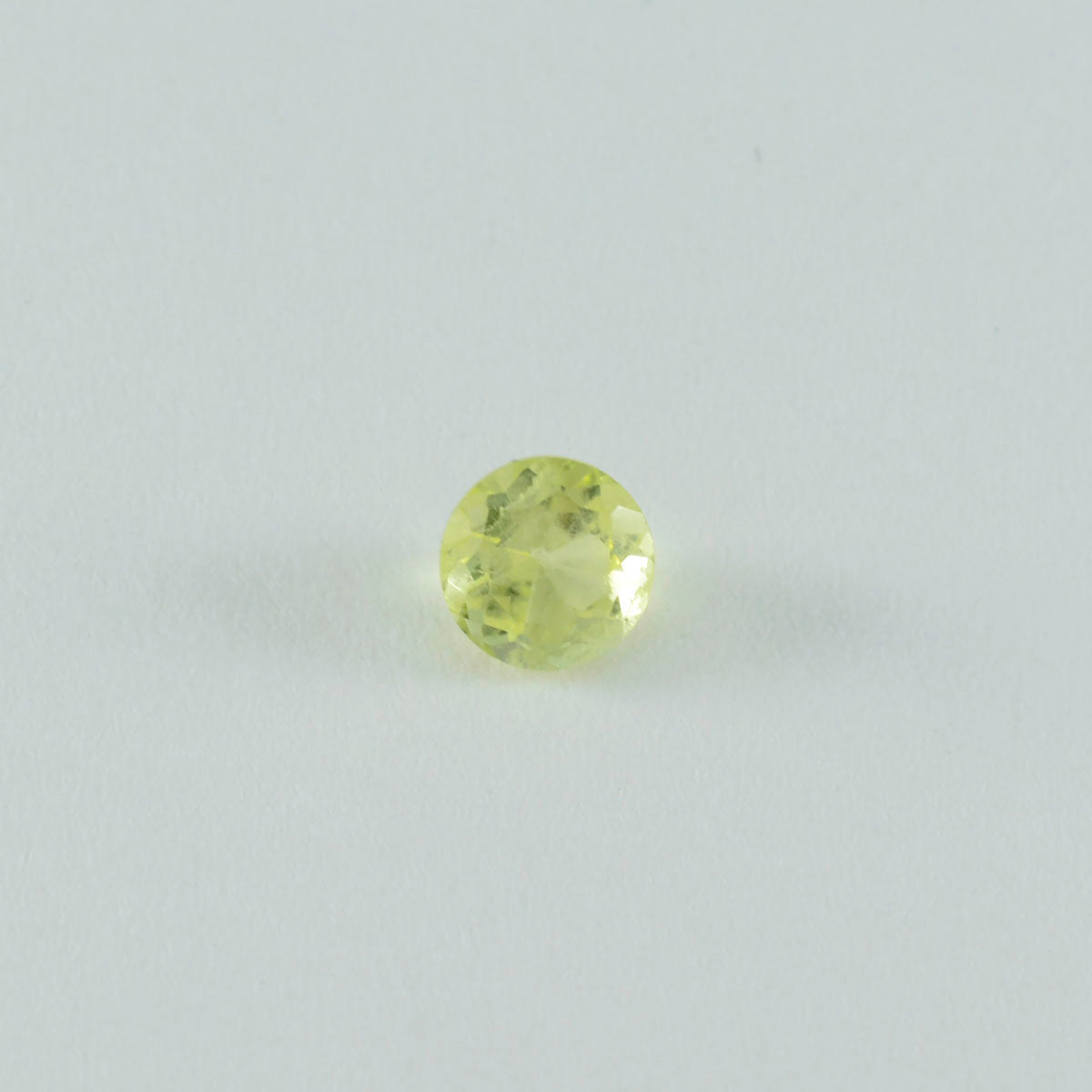 Lemon Quartz 1PC Medium 9x9 MM Round Faceted Yellow Lustrous Semi Precious Loose Gemstone Главное изображение товара