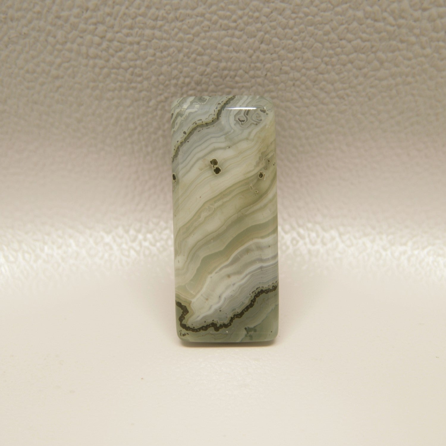 Moss Agate 10PC Tiny 3x6 MM Baguette Cabochon Green Luster semi Precious Loose Gems メイン画像