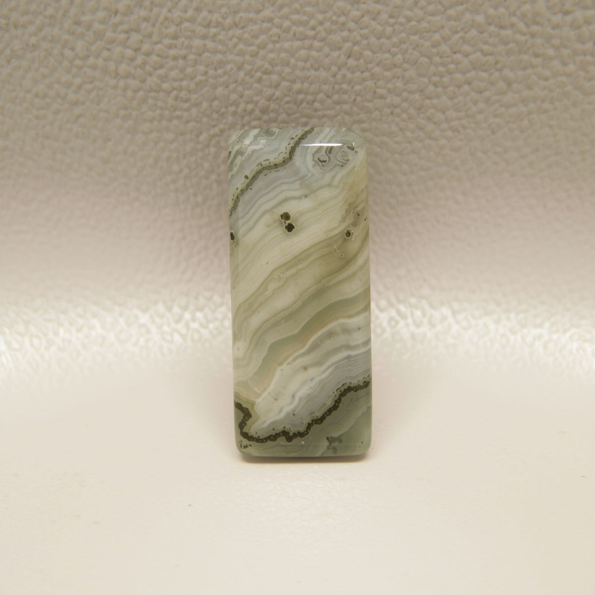 Moss Agate 10PC Tiny 3x6 MM Baguette Cabochon Green Luster semi Precious Loose Gems