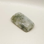 Moss Agate 10PC Tiny 4x8 MM Baguette Cabochon Green Lustrous semi Precious Loose Gemstone