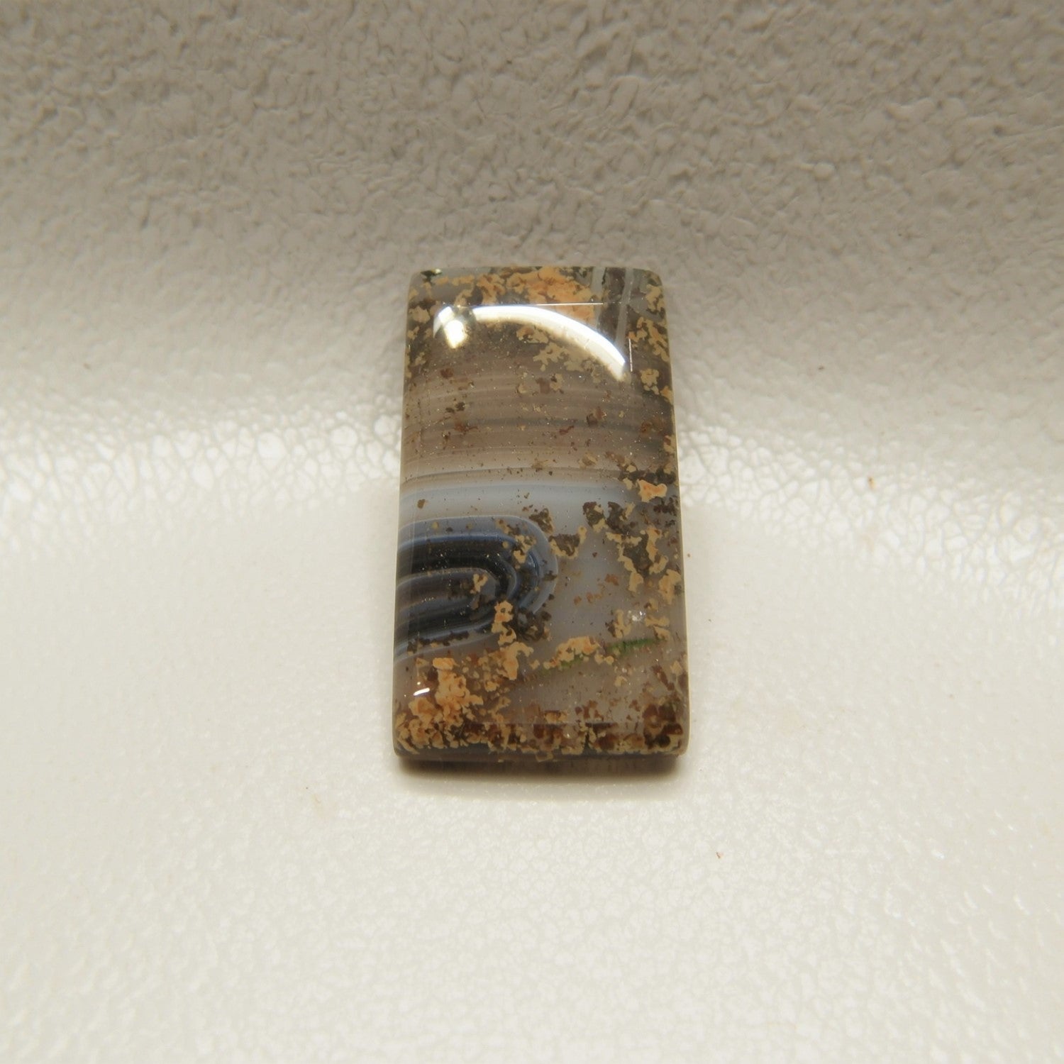 Moss Agate 10PC Tiny 4x8 MM Baguette Cabochon Green Lustrous semi Precious Loose Gemstone