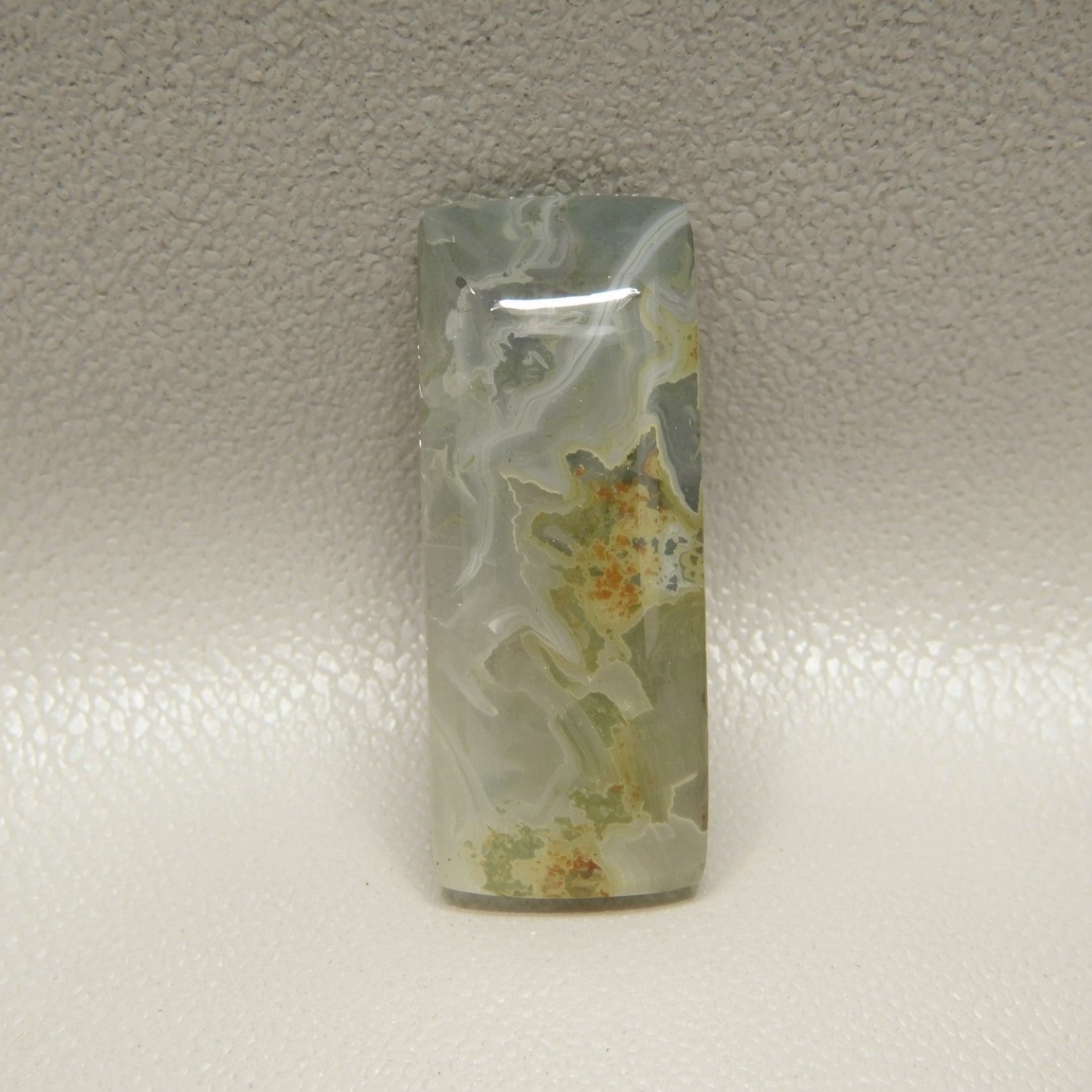 Moss Agate 1PC Small 6x12 MM Baguette Cabochon Green Fine semi Precious Semi Precious Gemstone Hoofdafbeelding