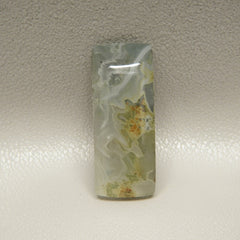 Moss Agate 1PC Small 6x12 MM Baguette Cabochon Green Fine semi Precious Semi Precious Gemstone