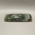 Moss Agate 1PC Small 6x12 MM Baguette Cabochon Green Fine semi Precious Semi Precious Gemstone