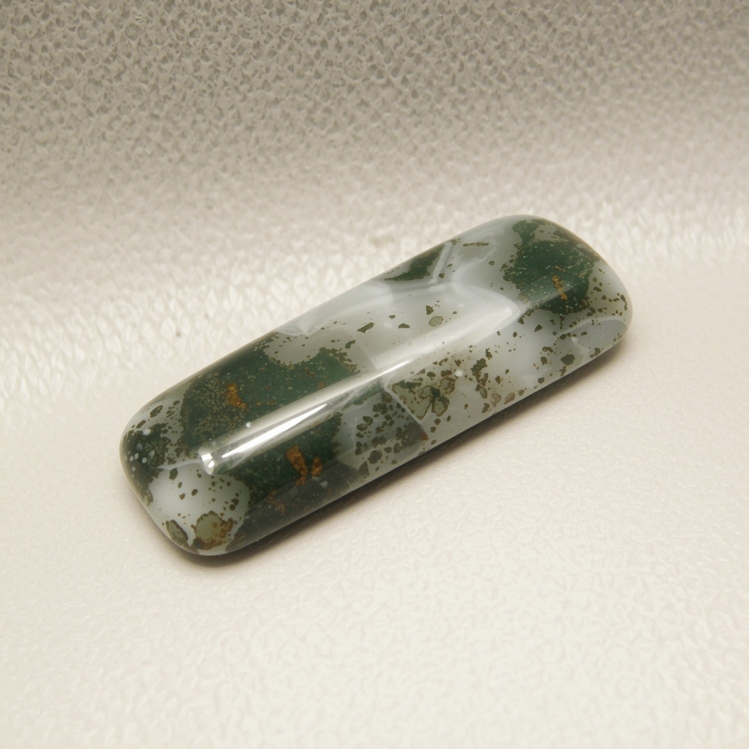 Moss Agate 1PC Medium 7x14 MM Baguette Cabochon Green High-Quality semi Precious Precious Gemstone