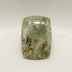 Moss Agate 10PC Tiny 3x5 MM Emerald Cabochon Green Lustrous semi Precious Loose Gemstone