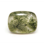 Moss Agate 10PC Tiny 4x6 MM Emerald Cabochon Green Shine semi Precious Loose Gemstones