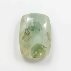 Moss Agate 1PC Small 7x9 MM Emerald Cabochon Green Genuine semi Precious Loose Gems