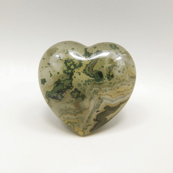 Moss Agate 10PC Tiny 4x4 MM Heart Cabochon Green Brilliant semi Precious Loose Gems