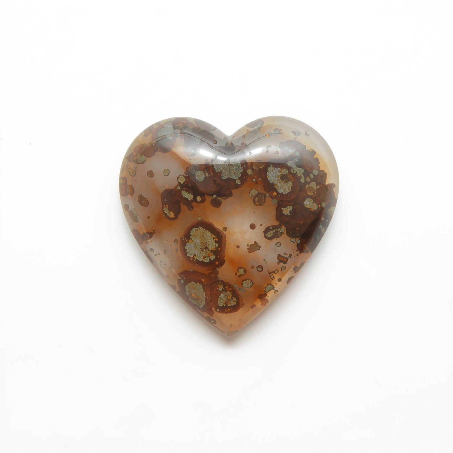 Moss Agate 10PC Tiny 5x5 MM Heart Cabochon Green Sparkling semi Precious Loose Gemstone