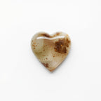 Moss Agate 1PC Small 7x7 MM Heart Cabochon Green Splendid semi Precious Semi Precious Gemstone