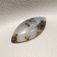 Moss Agate 1PC Small 5x10 MM Marquise  Cabochon Green Genuine semi Precious Loose Gemstones