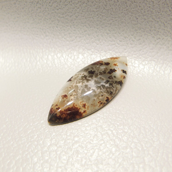 Moss Agate 1PC Small 6x12 MM Marquise  Cabochon Green Superior semi Precious Semi Precious Gemstone