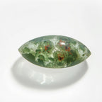 Moss Agate 1PC Medium 7x14 MM Marquise  Cabochon Green Pure semi Precious Precious Gemstone