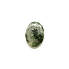Moss Agate 1PC Tiny 5x7 MM Oval Cabochon Green Pure semi Precious Loose Gems