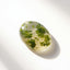 Moss Agate 1PC Small 7x9 MM Oval Cabochon Green Sparkling semi Precious Semi Precious Gemstone