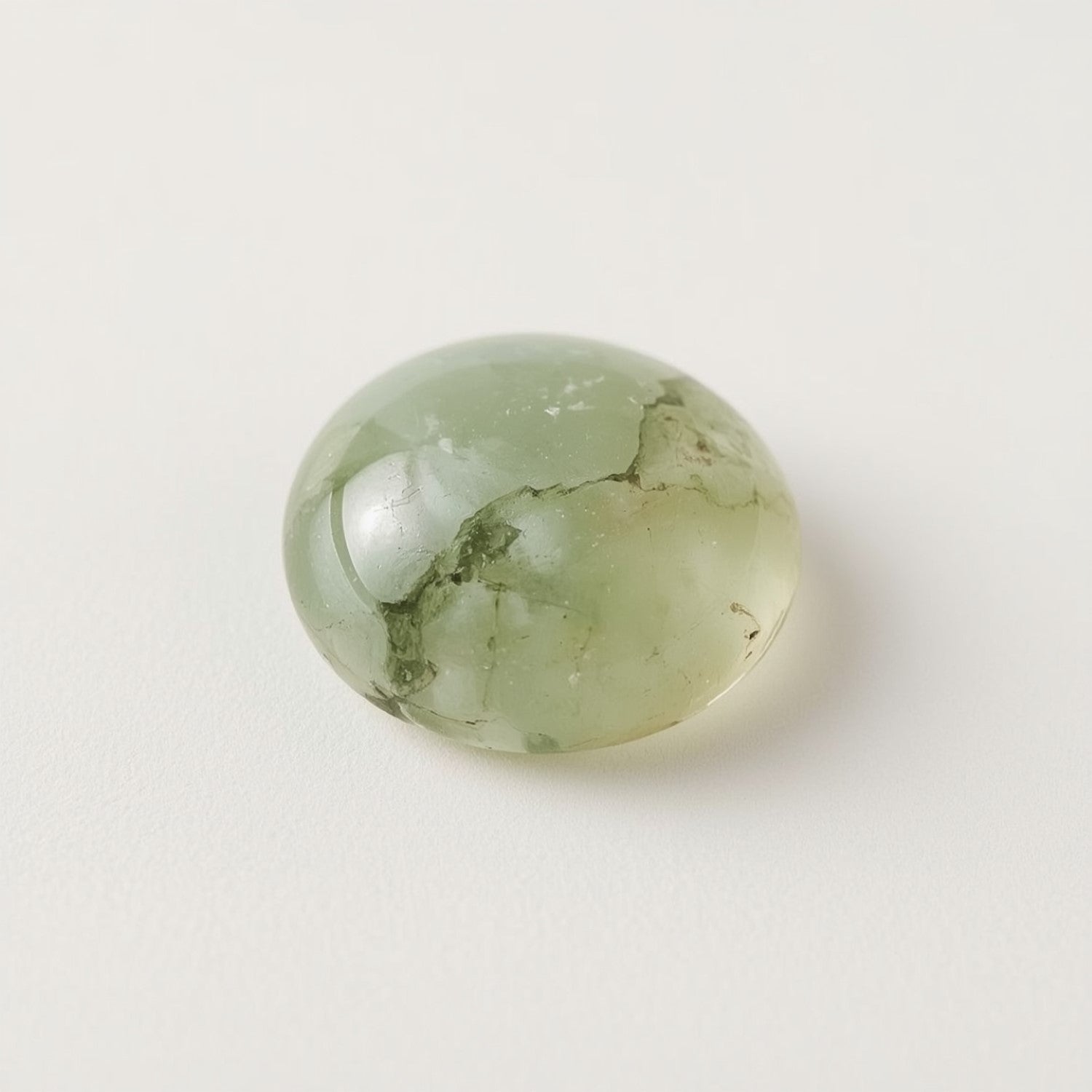 Moss Agate 1PC Medium 8x10 MM Oval Cabochon Green Splendid semi Precious Gems