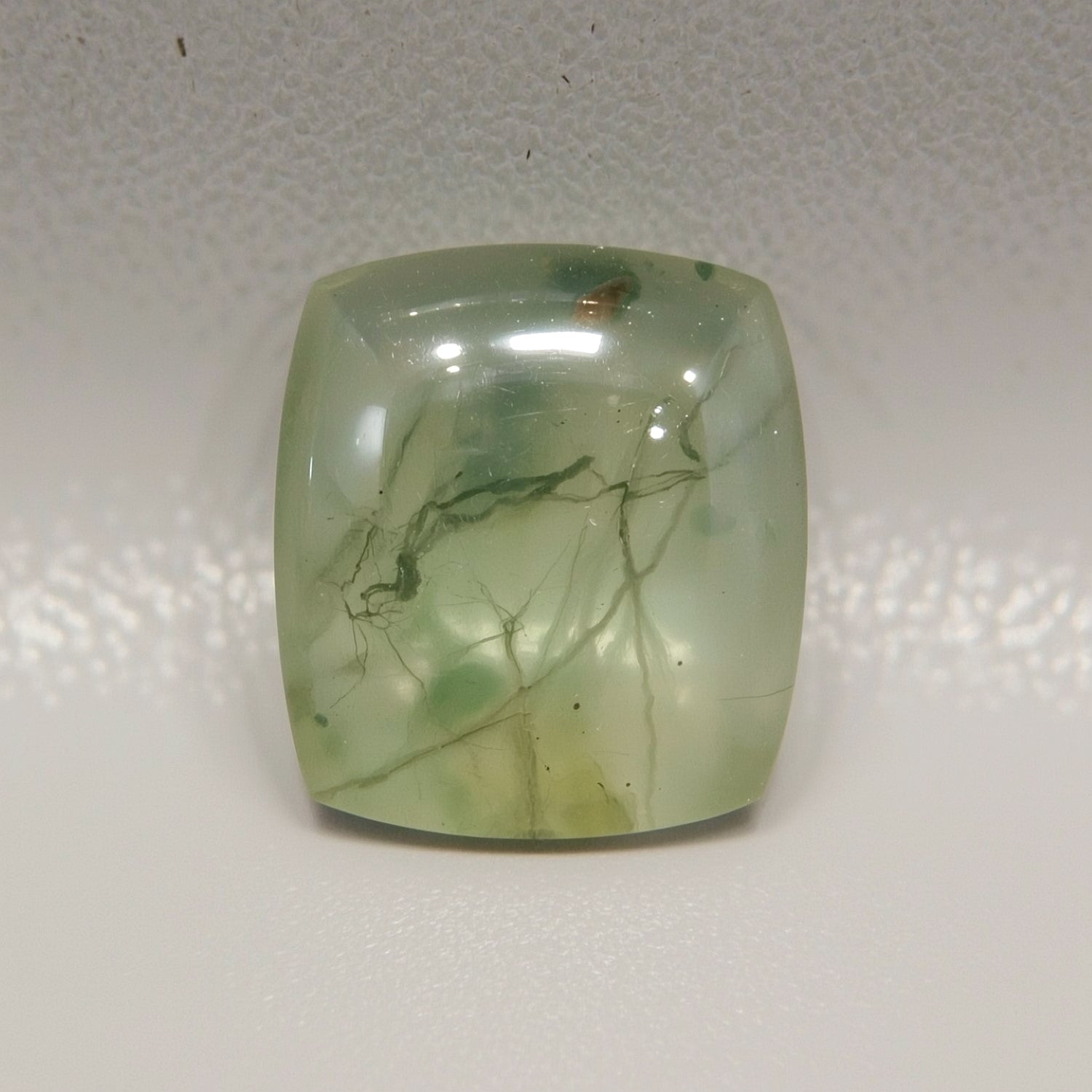 モスアゲート 1個 ラージ 11x11 MM スクエアカボション グリーン 素晴らしい半貴石 サブ画像