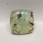 Moss Agate 1PC Small 7x7 MM Square Cabochon Green Fiery semi Precious Loose Gemstone