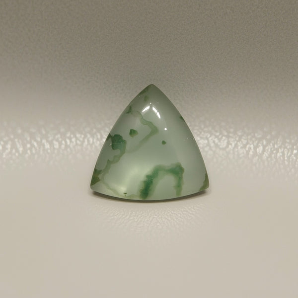 Moss Agate 1PC Large 10x10 MM Triangle Cabochon Green Superior semi Precious Loose Gemstone