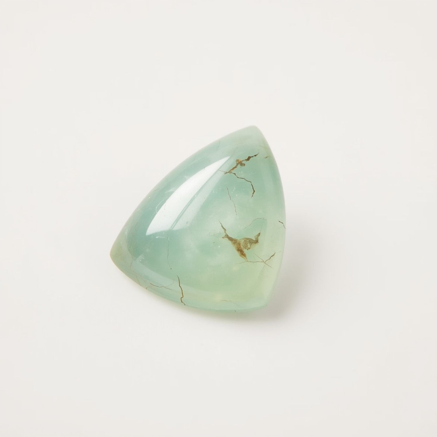 Moss Agate 10PC Tiny 3x3 MM Triangle Cabochon Green Luster semi Precious Loose Gems Immagine secondaria del prodotto