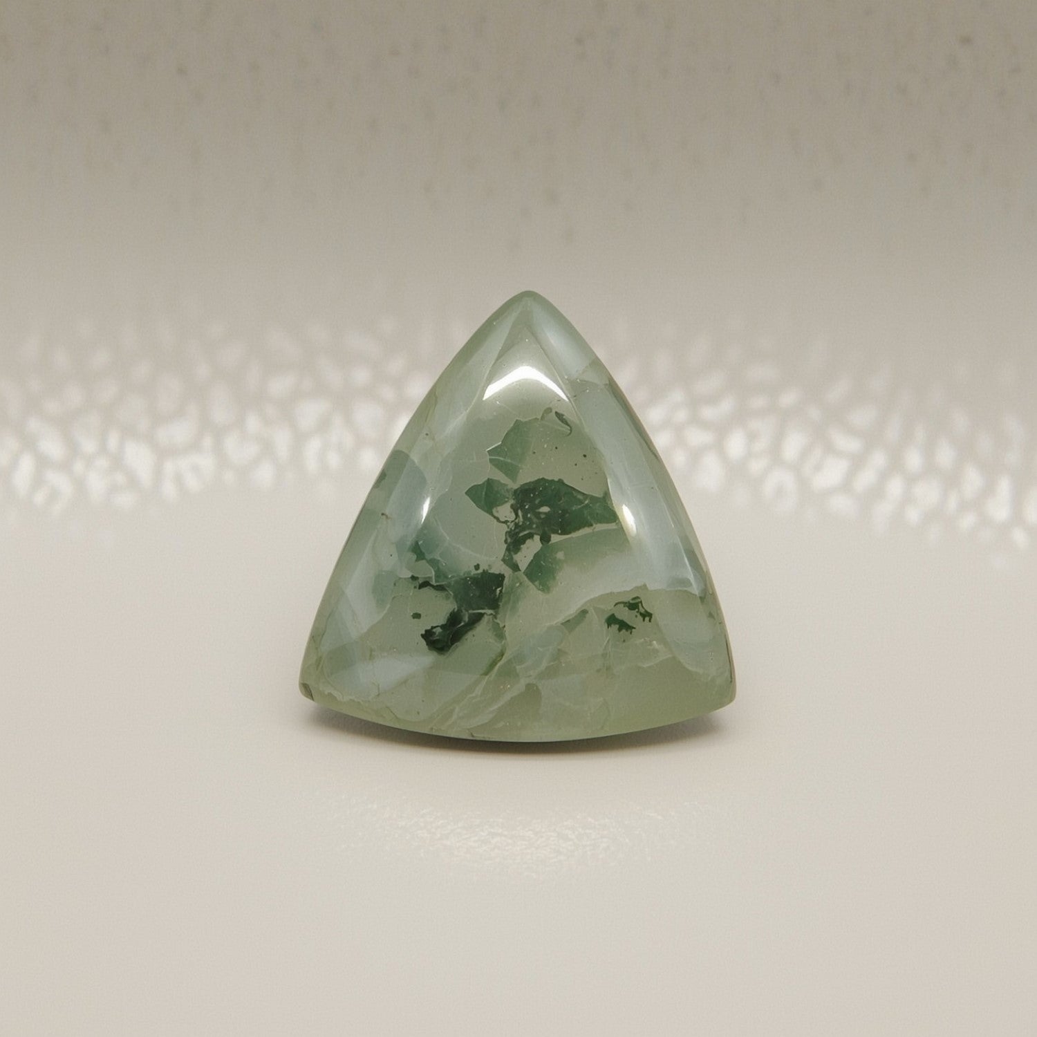 Moss Agate 10PC Tiny 5x5 MM Triangle Cabochon Green Shine semi Precious Loose Gemstones