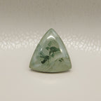 Moss Agate 10PC Tiny 5x5 MM Triangle Cabochon Green Shine semi Precious Loose Gemstones