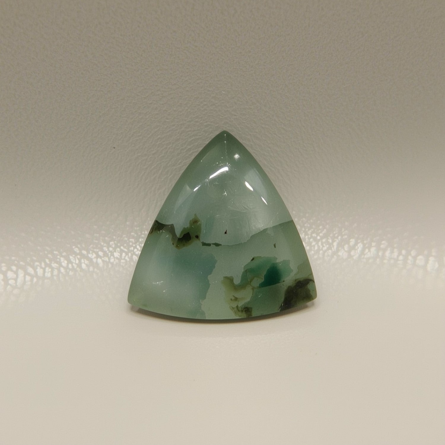 Moss Agate 1PC Tiny 6x6 MM Triangle Cabochon Green Fine semi Precious Semi Precious Gemstone