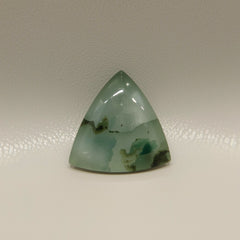 Moss Agate 1PC Tiny 6x6 MM Triangle Cabochon Green Fine semi Precious Semi Precious Gemstone