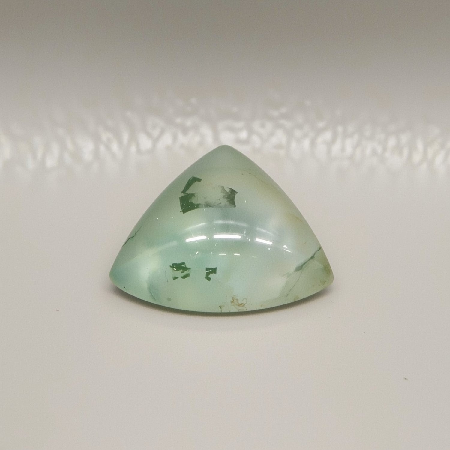 Moss Agate 1PC Small 7x7 MM Triangle Cabochon Green High-Quality semi Precious Precious Gemstone Image secondaire du produit