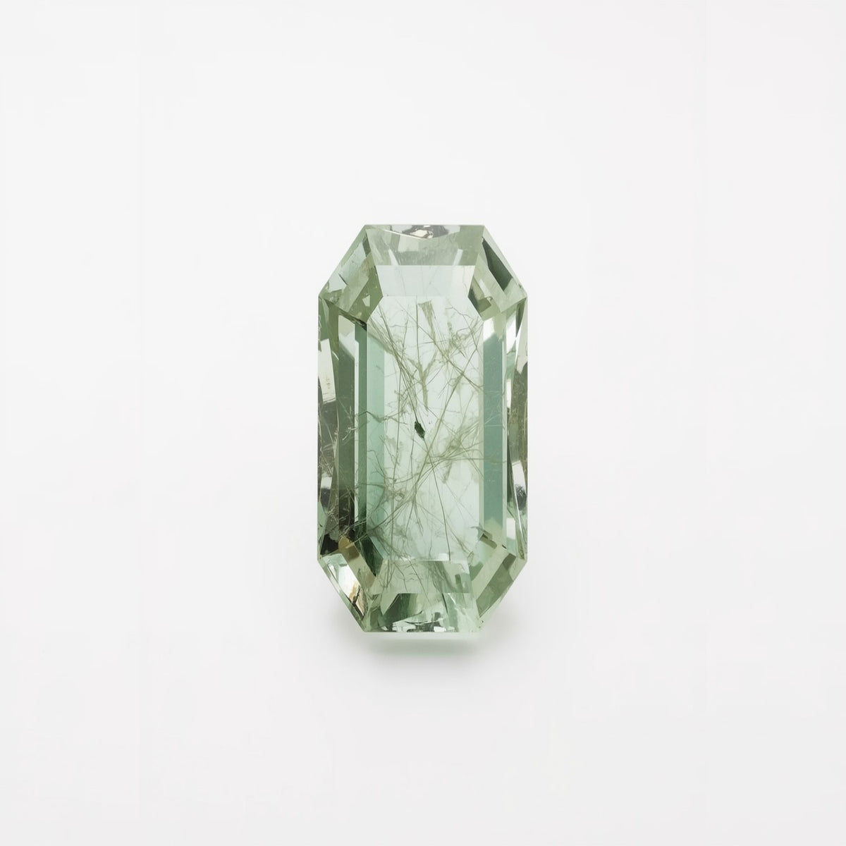 Moss Agate 10PC Tiny 2x4 MM Baguette Faceted Green Genuine Semi Precious Loose Gemstones