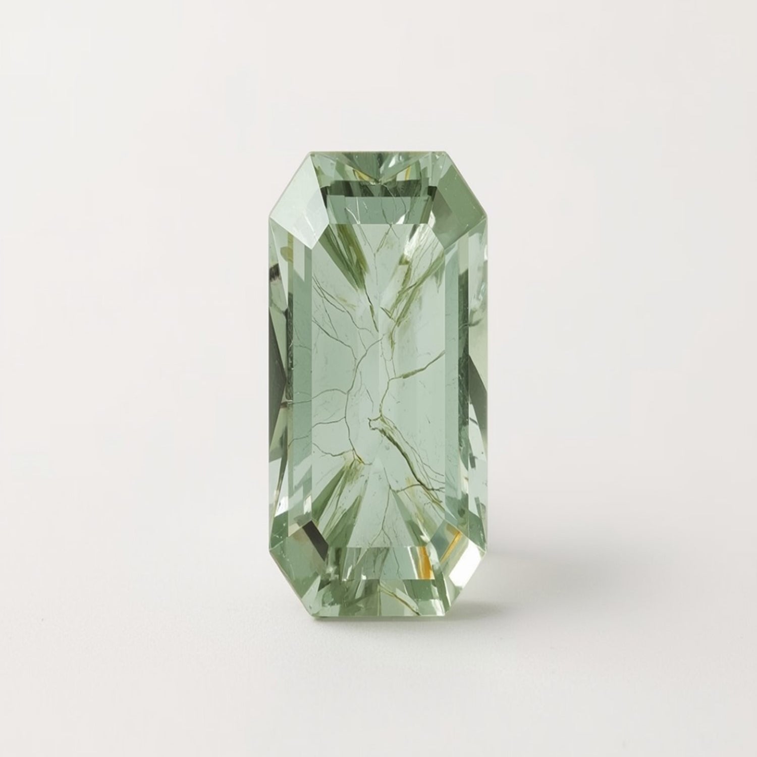 Moosachat 1 STK Winzig 3x6 MM Baguette Facettiert Grün Reine Halbedelsteine Lose Edelsteine Zweitbild