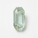 Moss Agate 1PC Medium 7x14 MM Baguette Faceted Green Polished Semi Precious Loose Gems