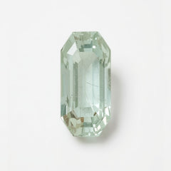 Moss Agate 1PC Medium 7x14 MM Baguette Faceted Green Polished Semi Precious Loose Gems