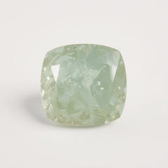 Moss Agate 1PC Large 11x11 MM Cushion Faceted Green Fine Semi Precious Loose Gemstone