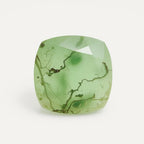 Moss Agate 10PC Tiny 4x4 MM Cushion Faceted Green Brilliant Semi Precious Loose Gemstones