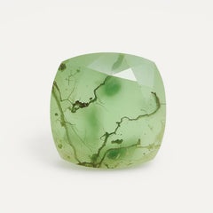 Moss Agate 10PC Tiny 4x4 MM Cushion Faceted Green Brilliant Semi Precious Loose Gemstones